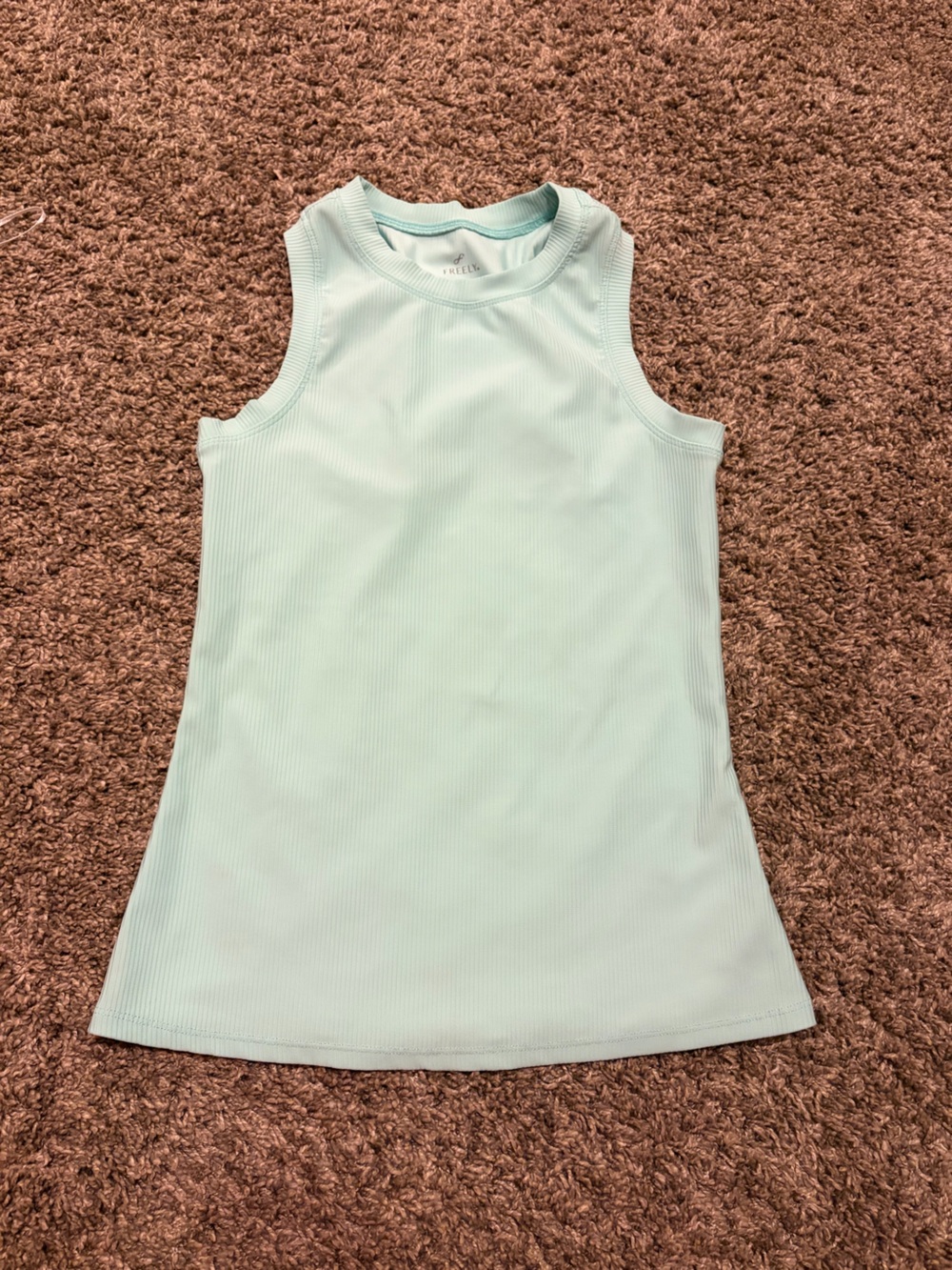 Freely Wilfred Mint Ribbed Tank Top